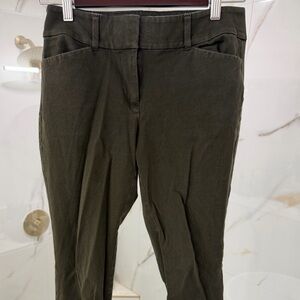 LOFT Olive Green Ankle Pants